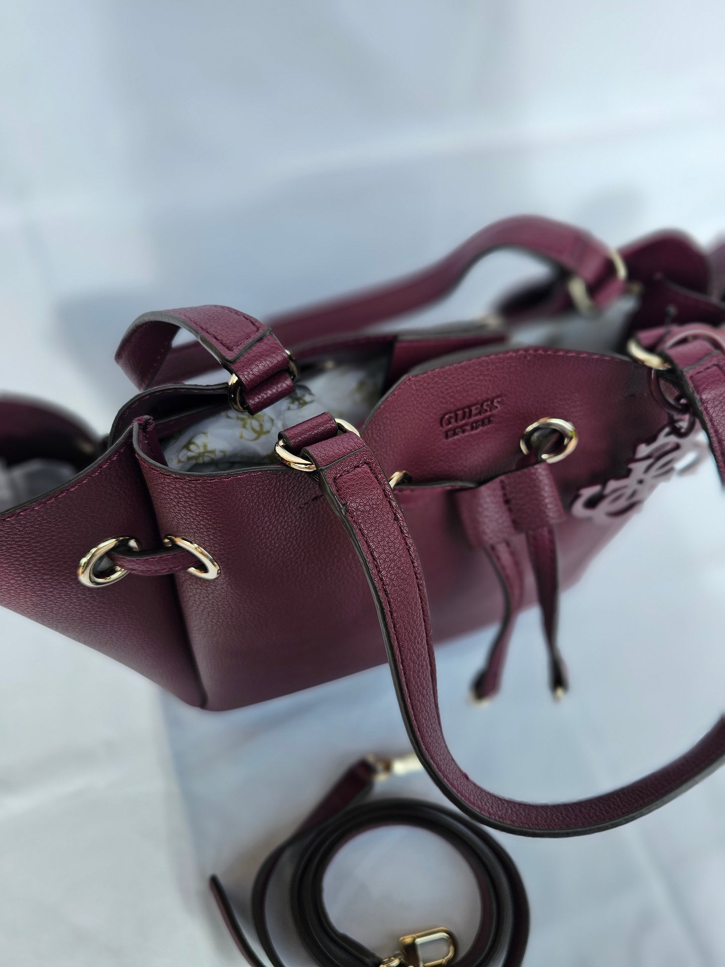 Guess Borsa Borgogna