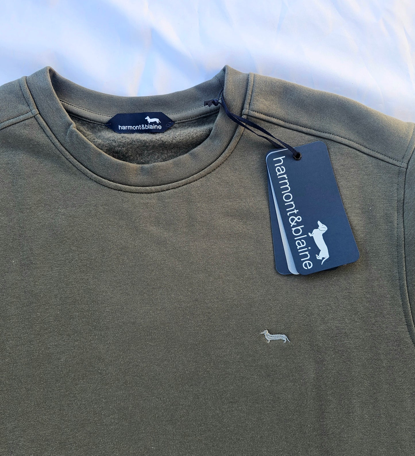 Harmont & Blaine - Felpa da Uomo Verde Militare