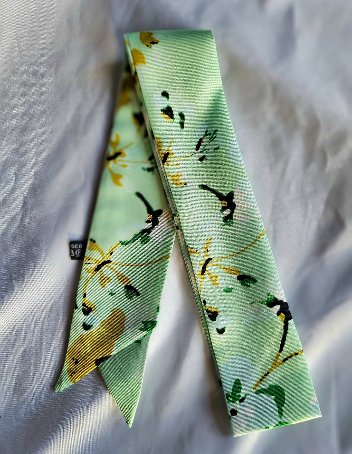 Foulard Floreale Verde