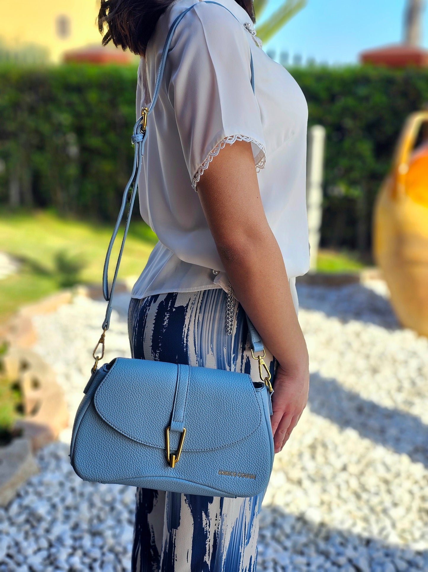 Enrico Coveri Borsa Azzurra