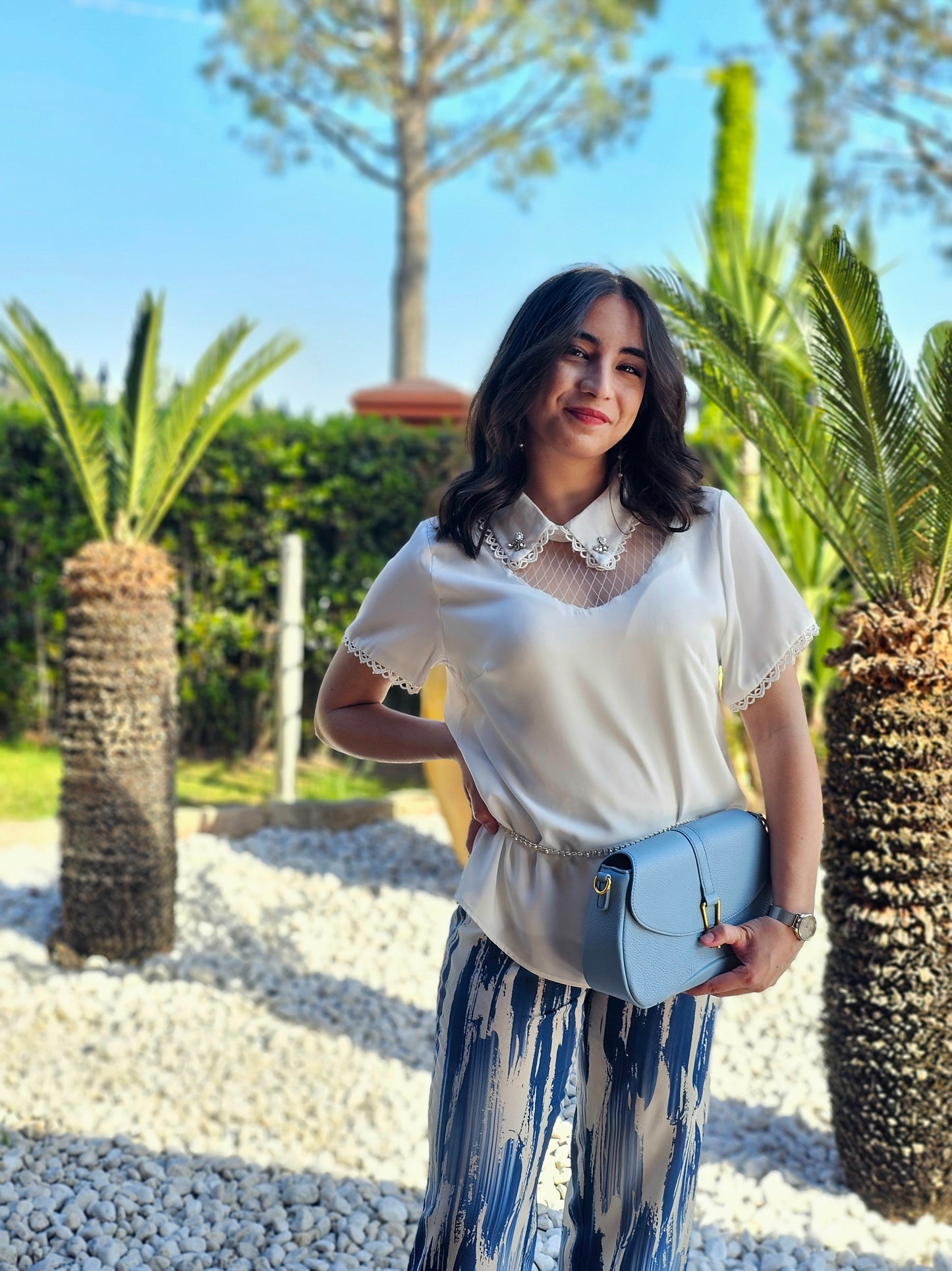 Enrico Coveri Borsa Azzurra