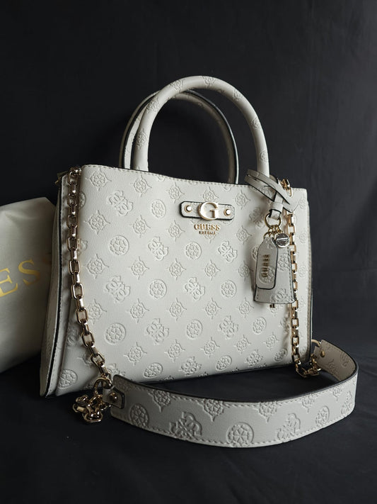 Guess Borsa Gerty Off White