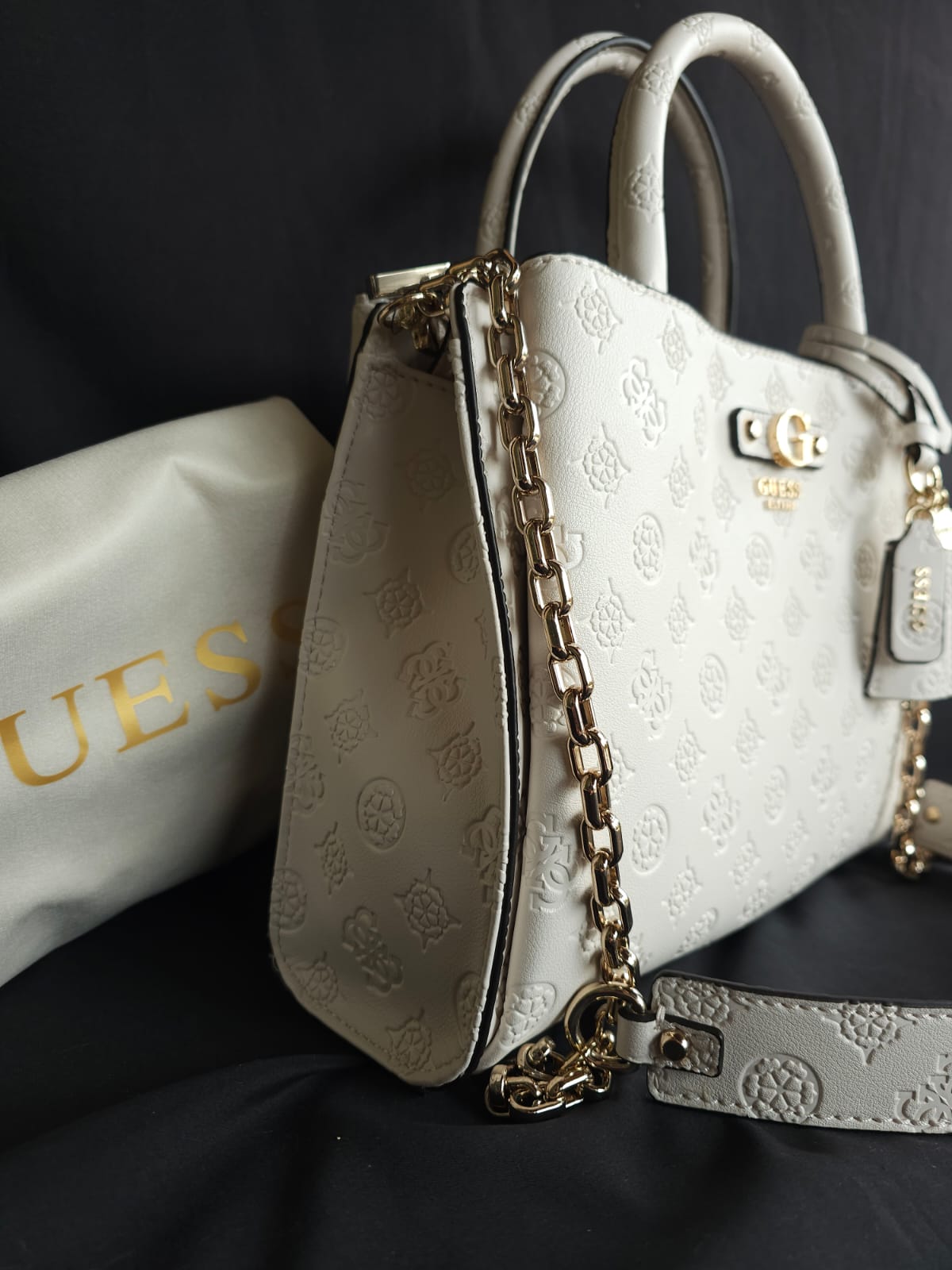 Guess Borsa Gerty Off White