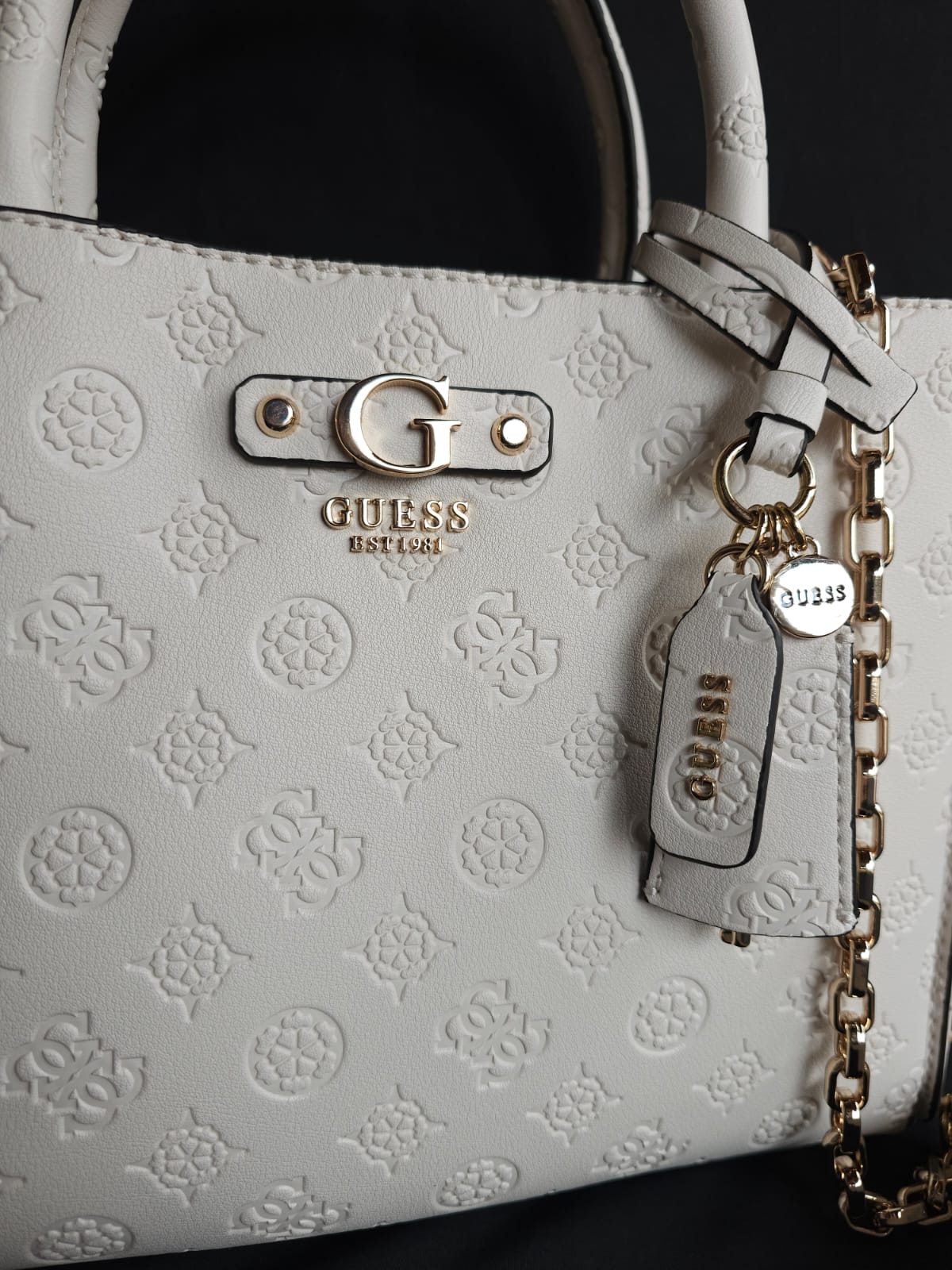 Guess Borsa Gerty Off White