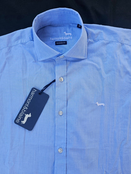 Harmont & Blaine - Camicia da Uomo Azzurra