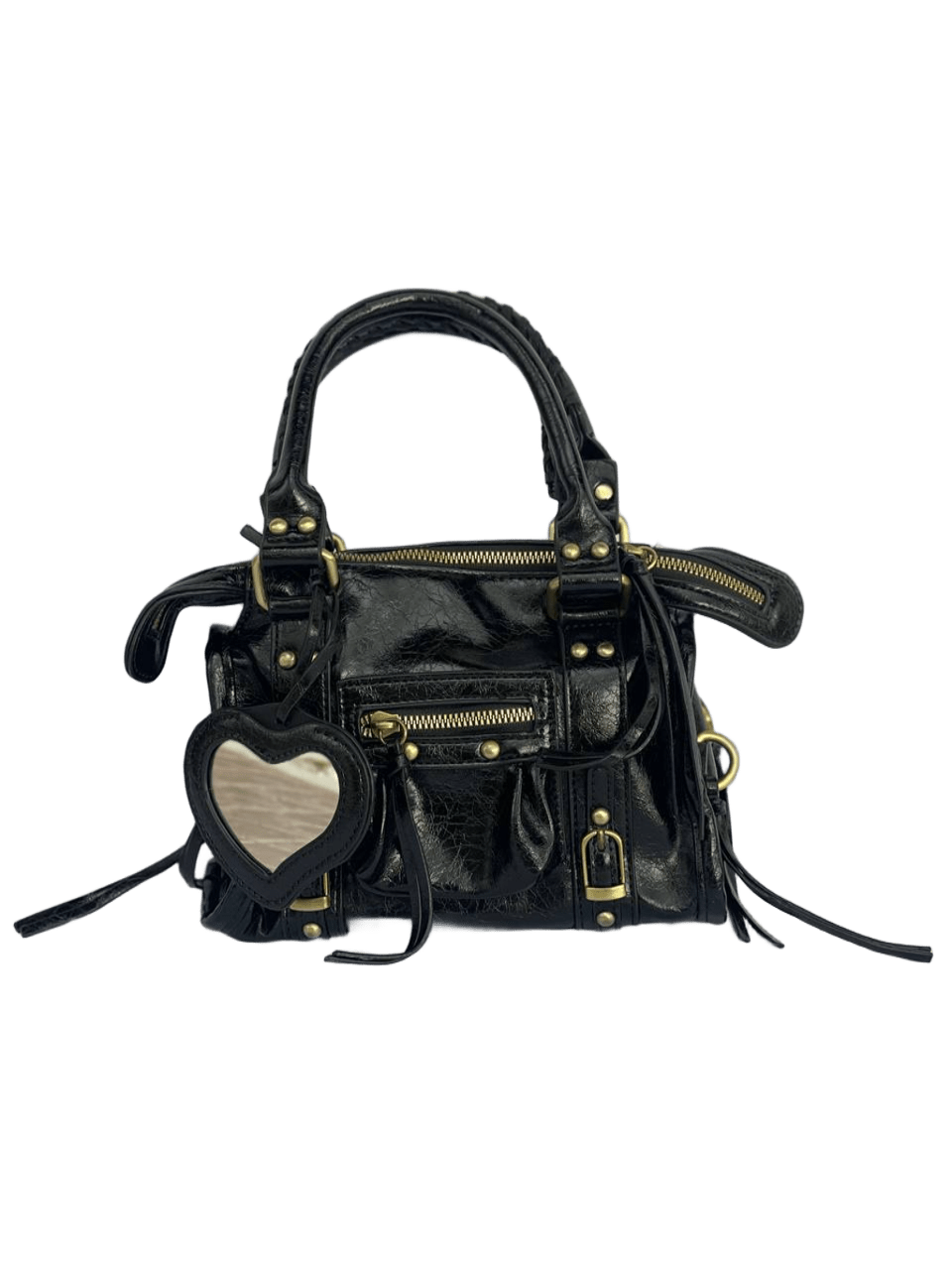 borsa city bag nera visione frontale 