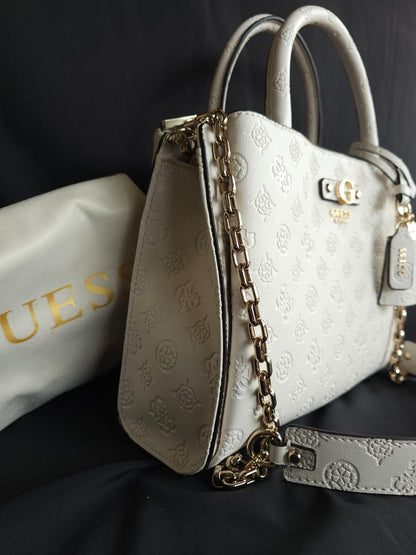 Guess Borsa Gerty Off White